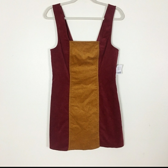 Urban Outfitters Dresses & Skirts - NWT BDG | UO Maroon & Gold Corduroy Dress